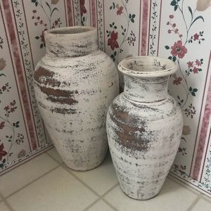 Distressed Vases